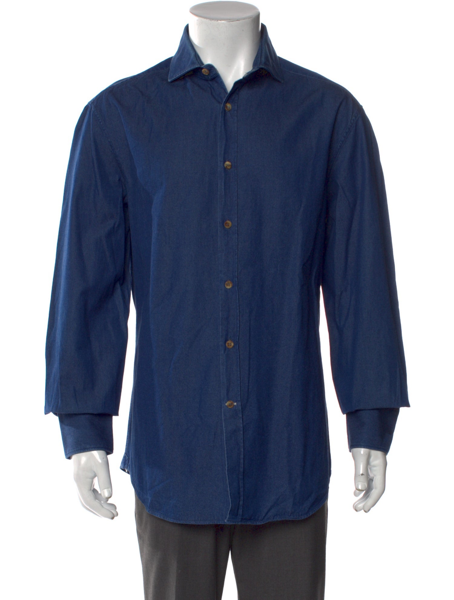 Brunello Cucinelli Long Sleeve Denim Shirt