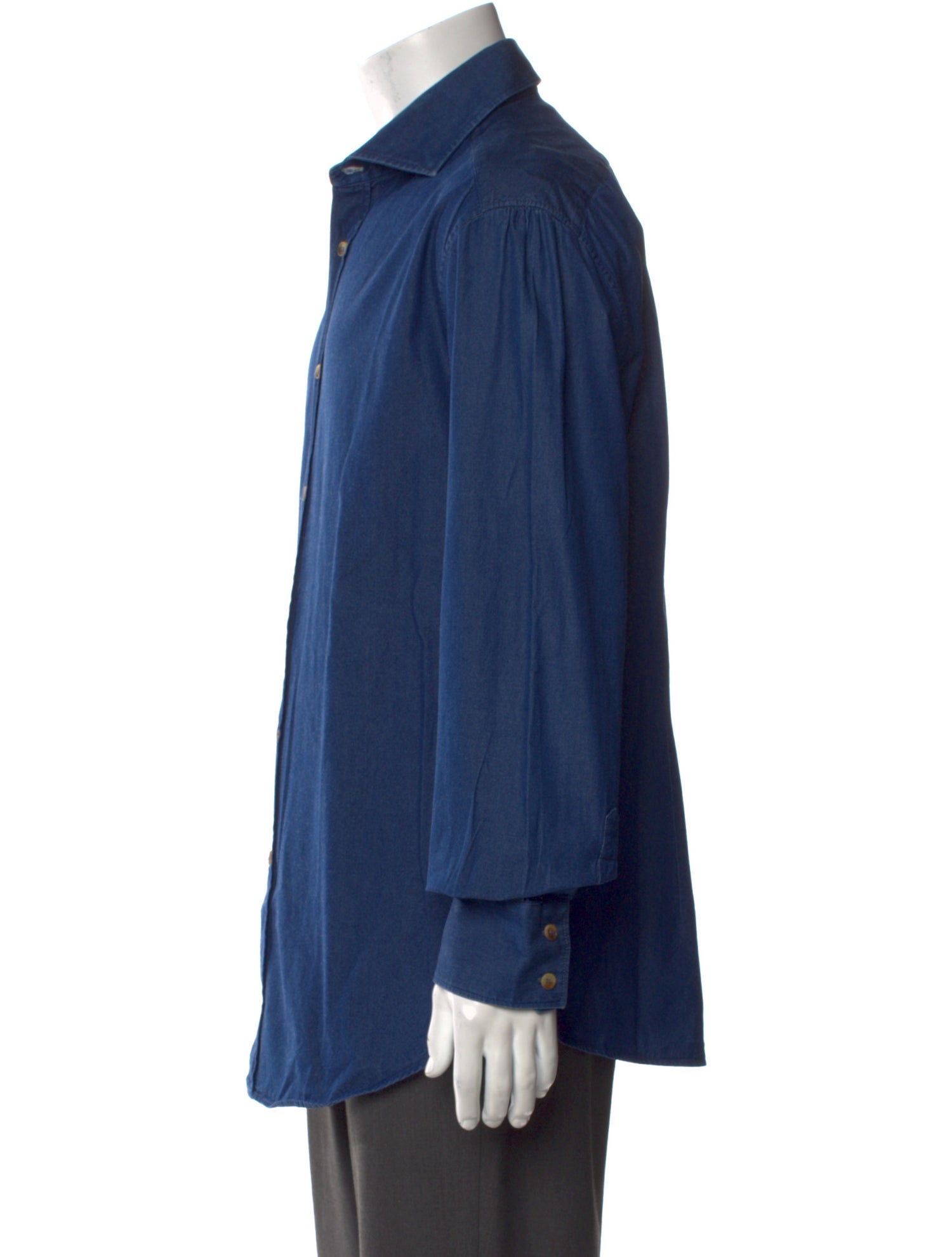 Brunello Cucinelli Long Sleeve Denim Shirt