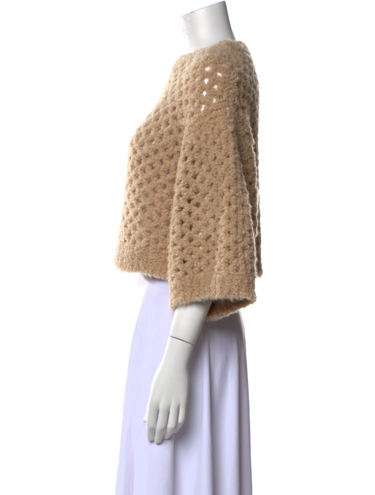 Brunello Cucinelli Camel Hair Crew Neck Sweater