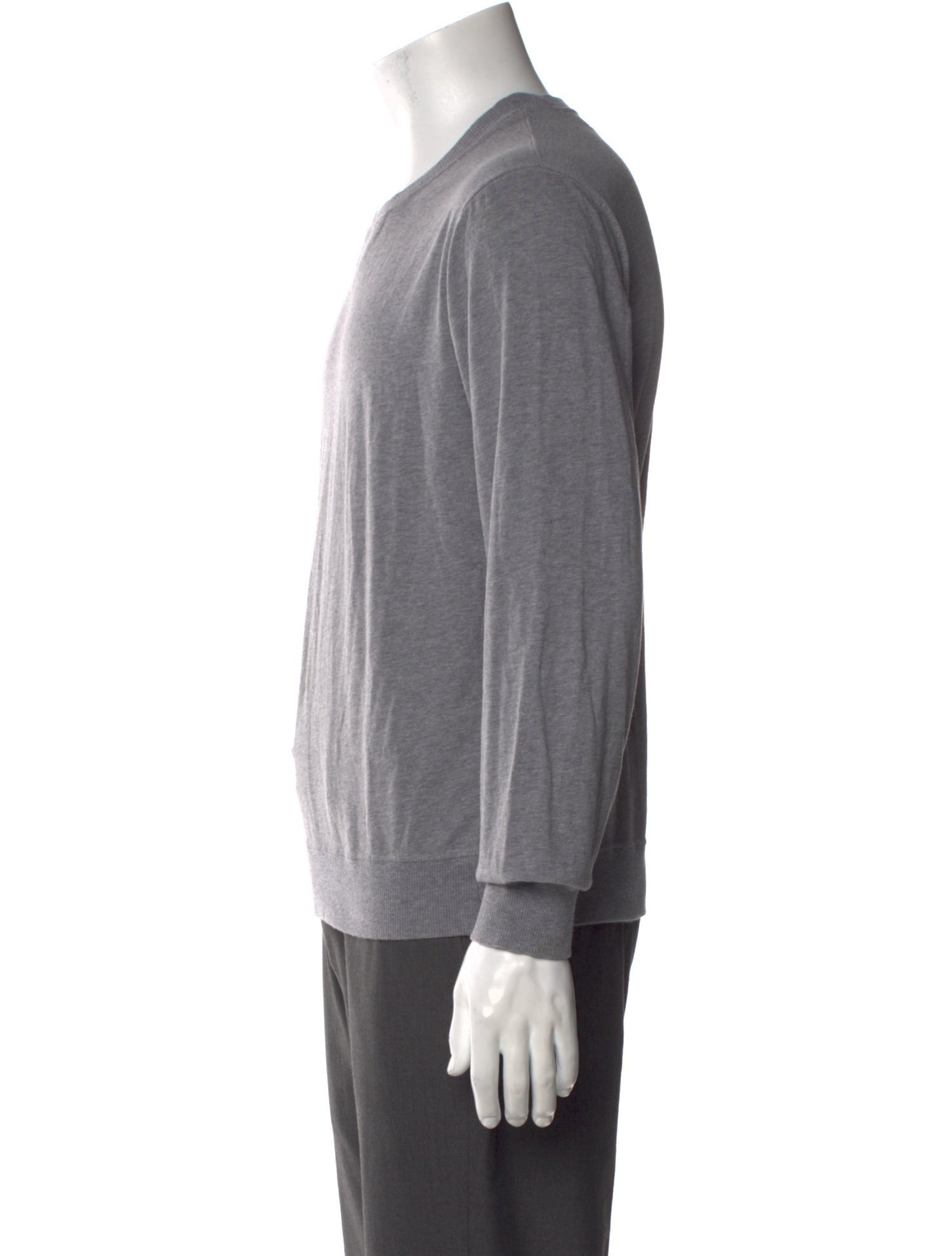 Brunello Cucinelli Crew Neck Long Sleeve Sweatshirt