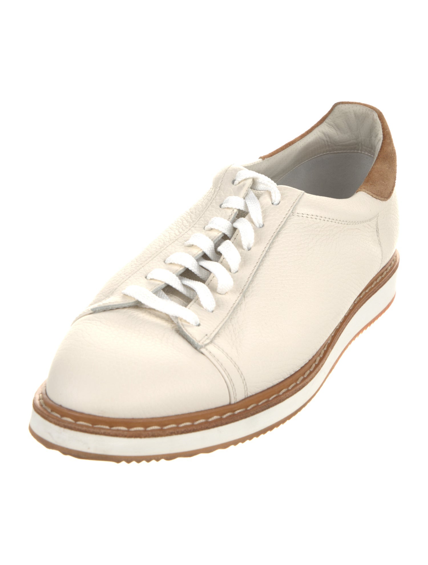 Brunello Cucinelli Leather Derby Shoes