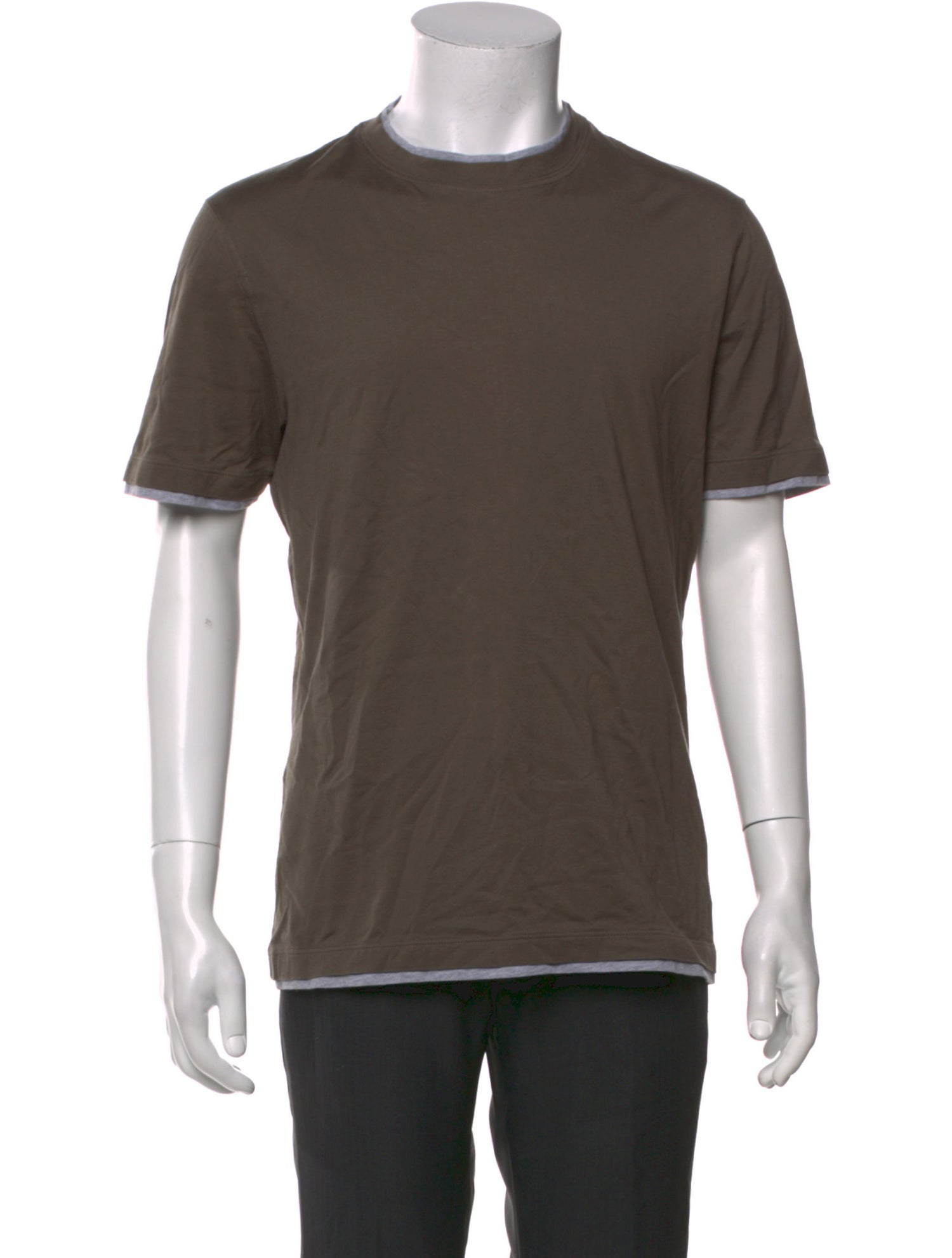 Brunello Cucinelli Crew Neck Short Sleeve T-Shirt