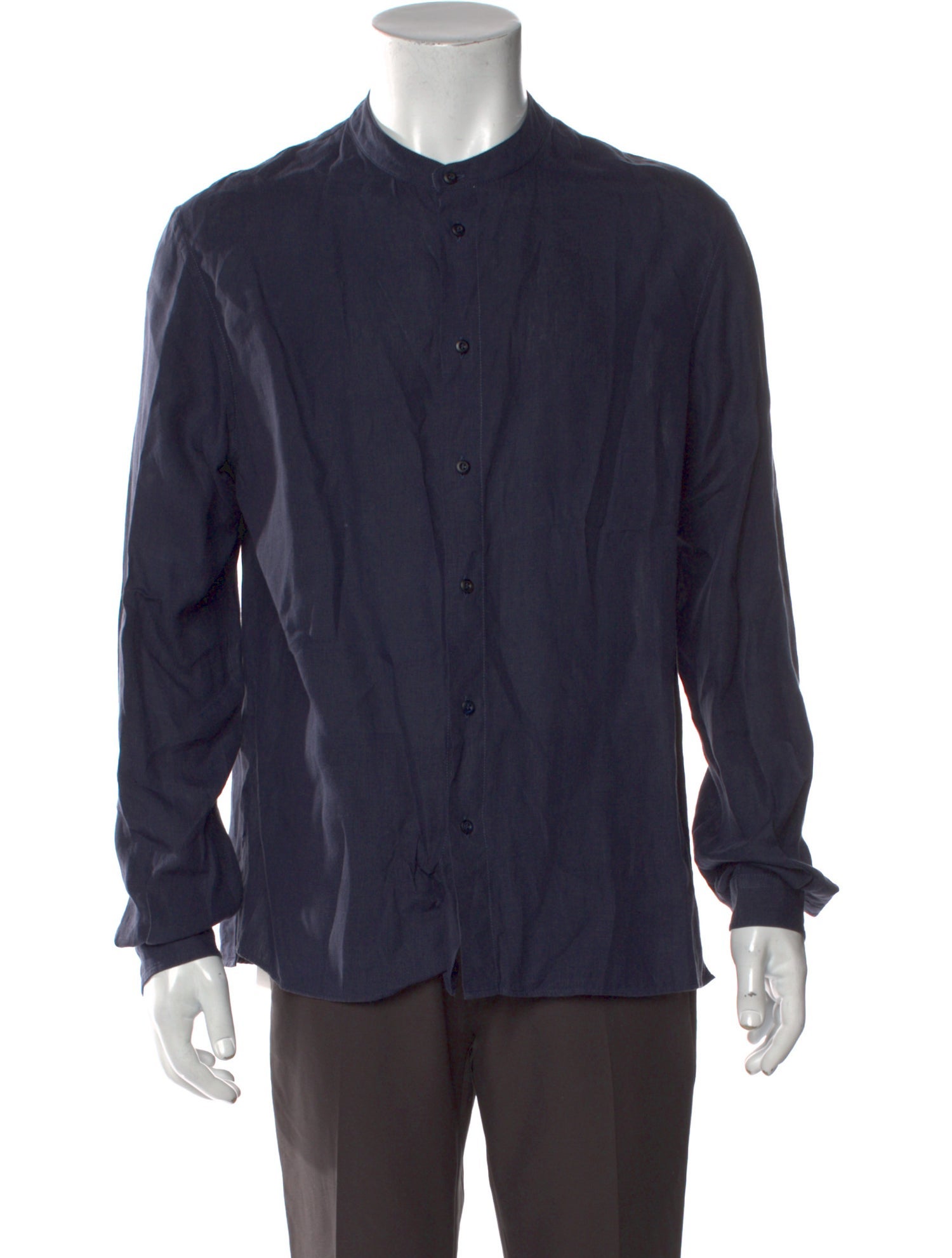 Brunello Cucinelli Hemp Long Sleeve Shirt