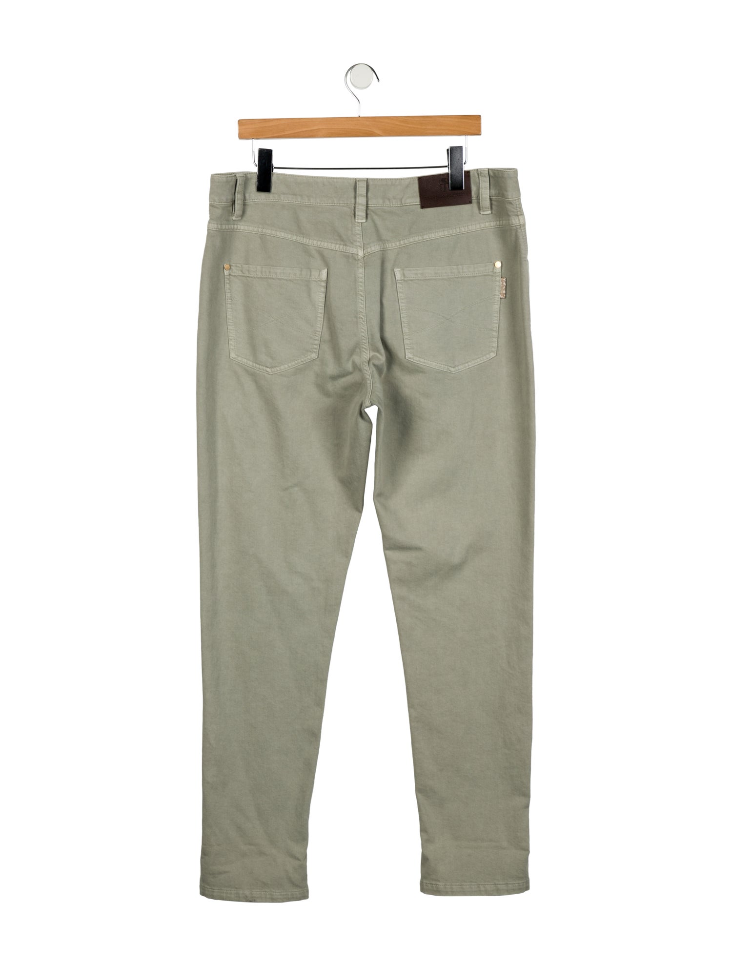 Brunello Cucinelli Mid-Rise Straight Leg Jeans