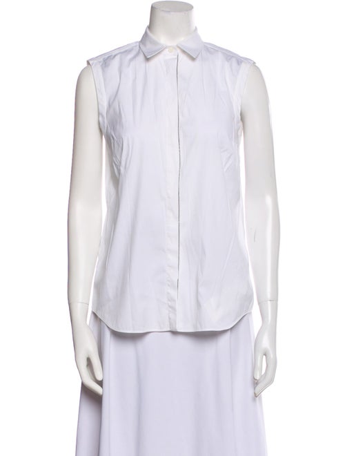 Brunello Cucinelli Sleeveless Button-Up Top