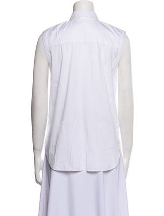 Brunello Cucinelli Sleeveless Button-Up Top