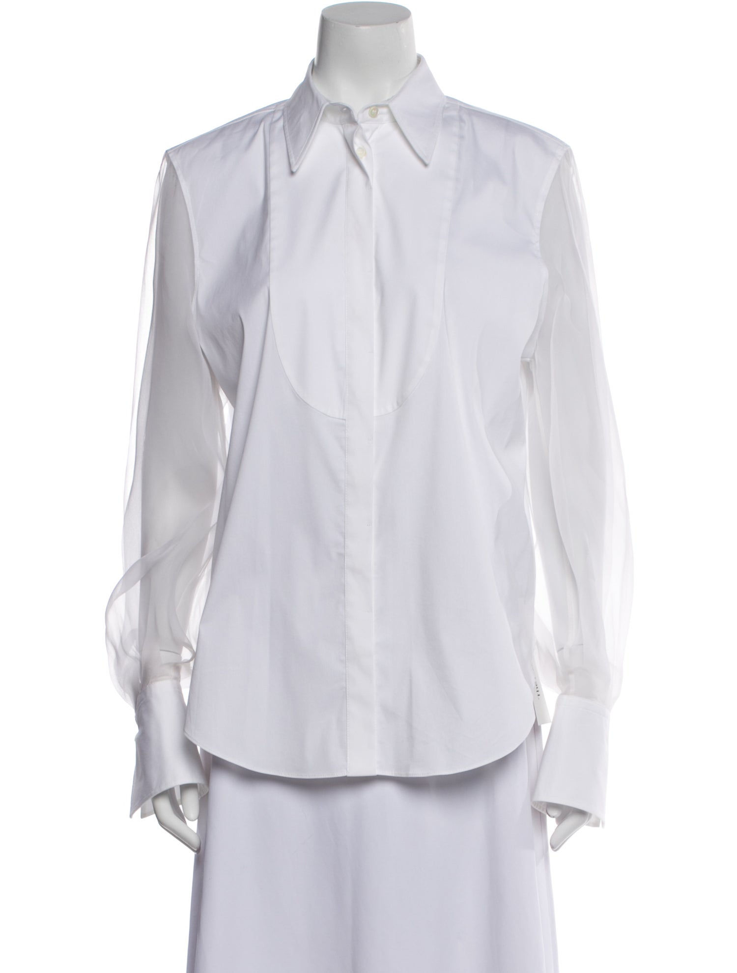 Brunello Cucinelli Long Sleeve Button-Up Top w/ Tags