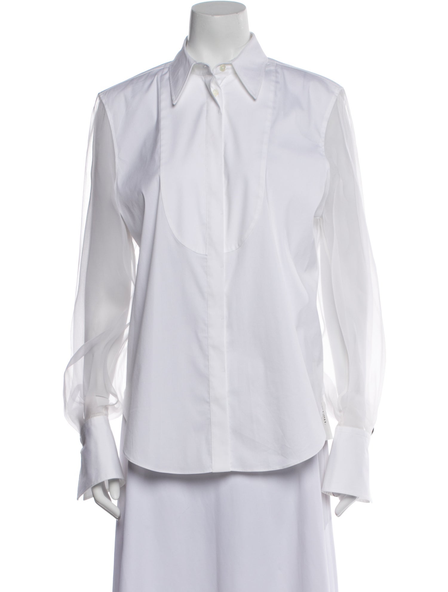 Brunello Cucinelli Long Sleeve Button-Up Top w/ Tags