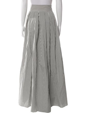 Brunello Cucinelli Striped Long Skirt