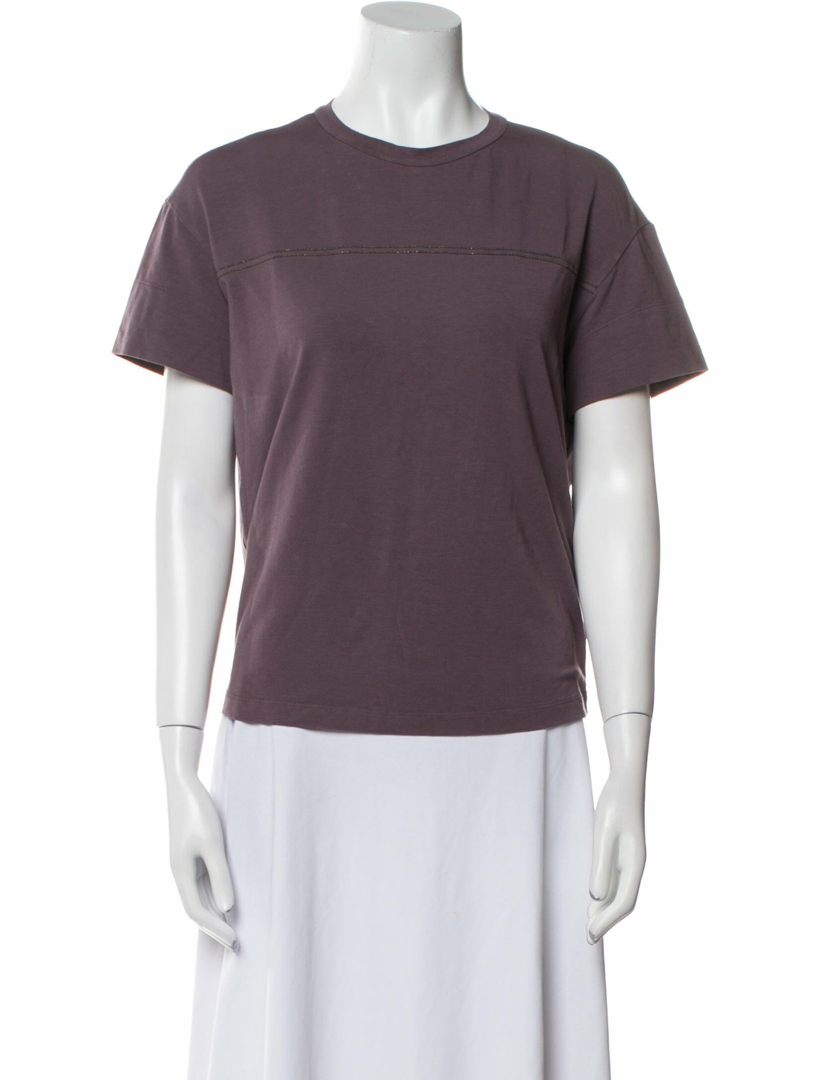 Brunello Cucinelli Crew Neck Short Sleeve T-Shirt