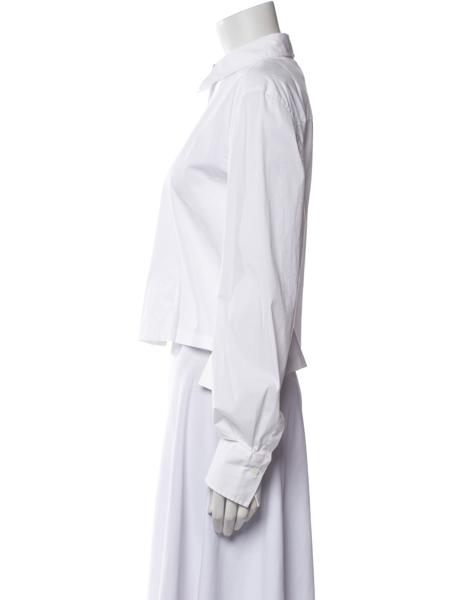 Brunello Cucinelli Long Sleeve Button-Up Top