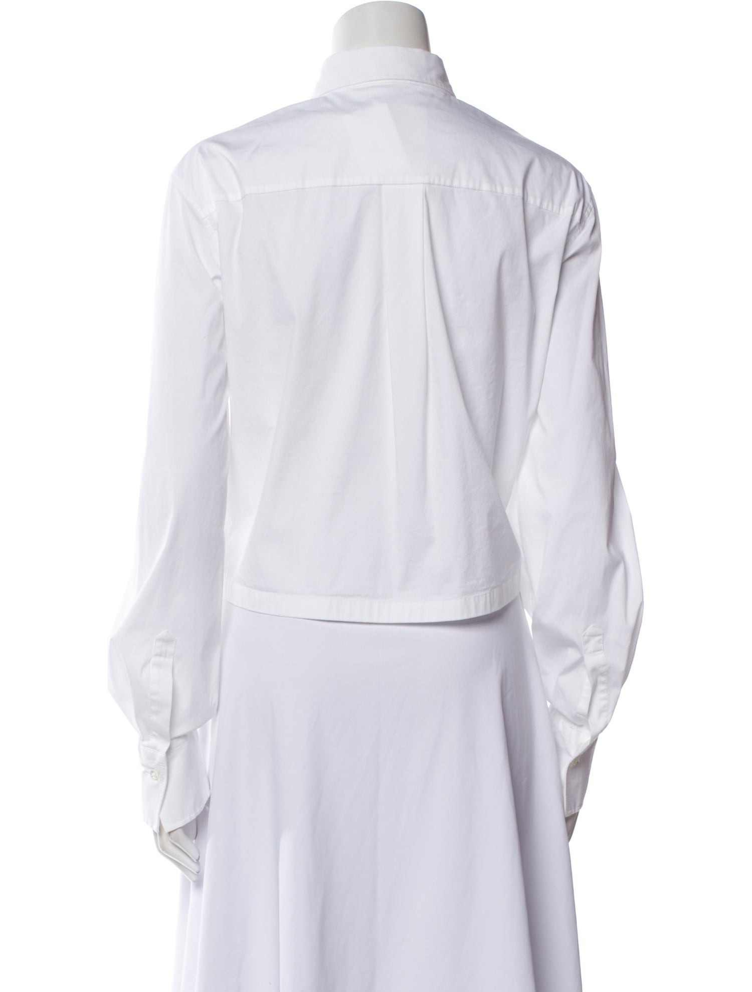 Brunello Cucinelli Long Sleeve Button-Up Top