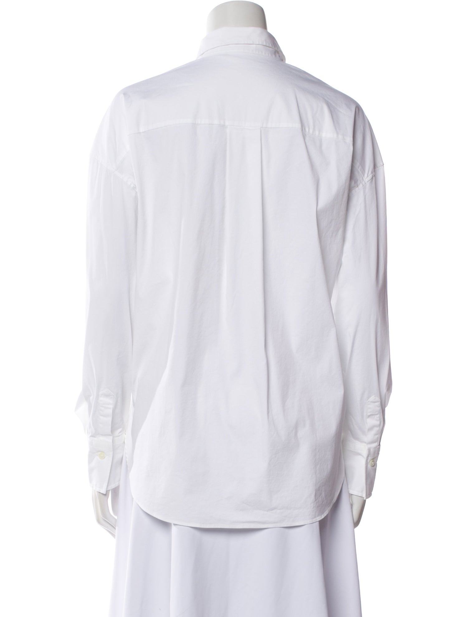 Brunello Cucinelli Long Sleeve Button-Up Top