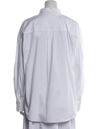 Brunello Cucinelli Long Sleeve Button-Up Top