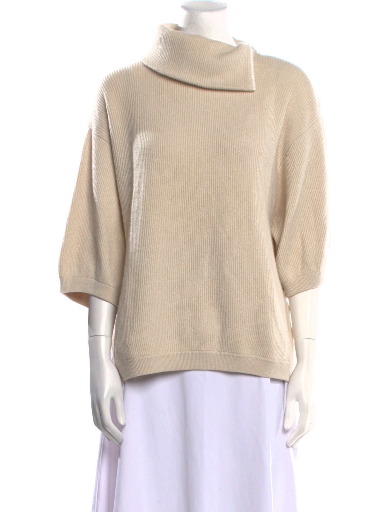 Brunello Cucinelli Cashmere Cowl Neck Sweater