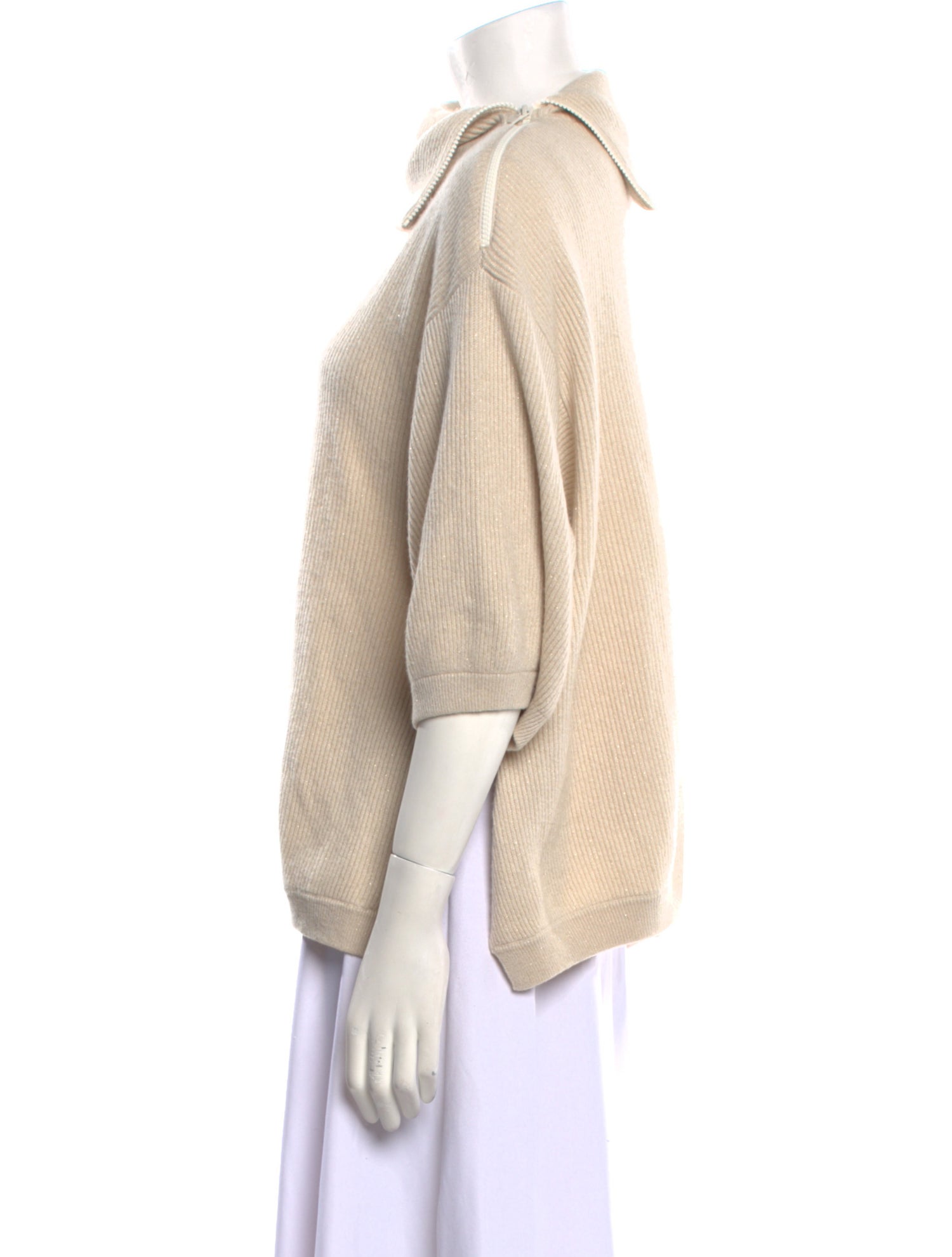 Brunello Cucinelli Cashmere Cowl Neck Sweater