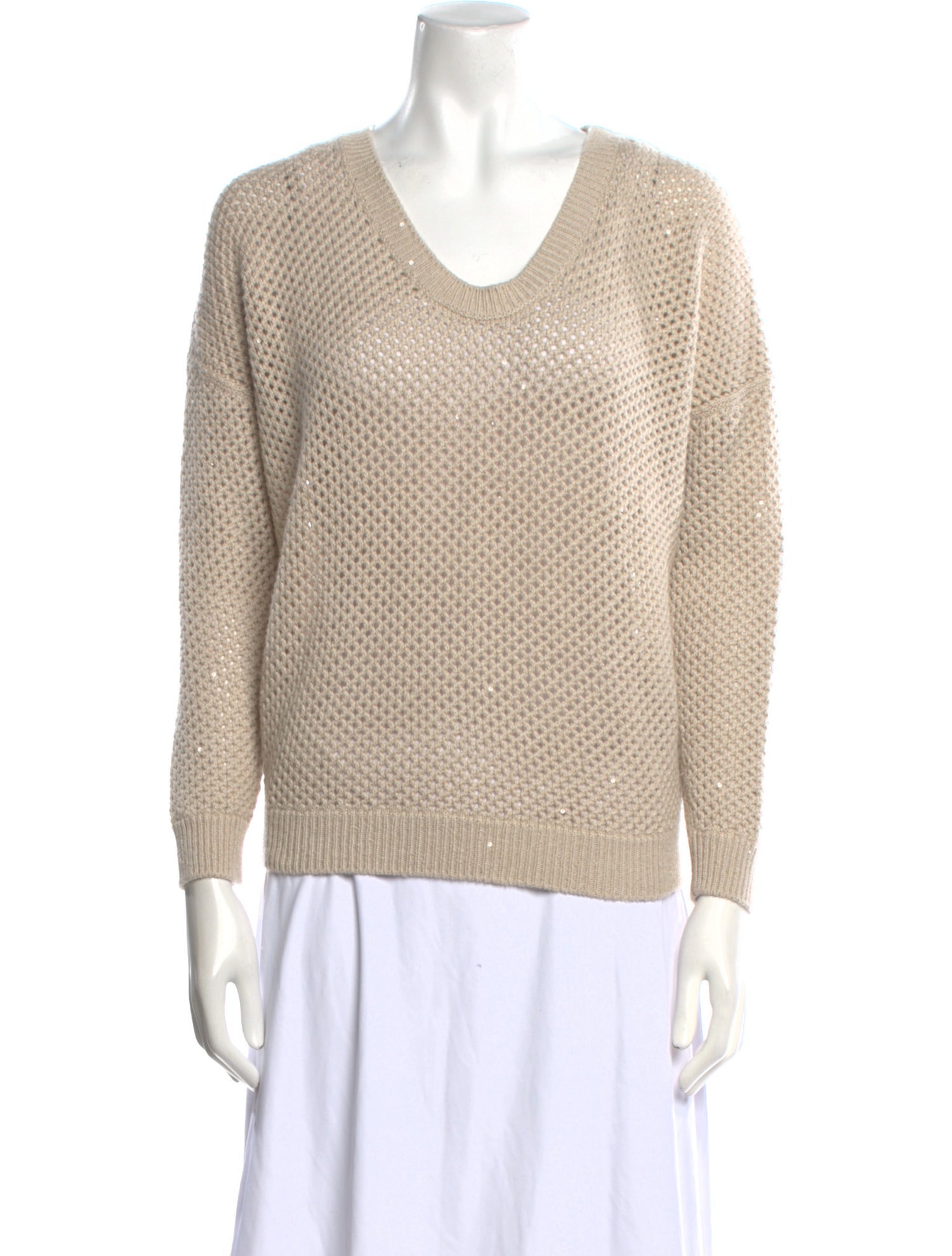 Brunello Cucinelli Cashmere V-Neck Sweater