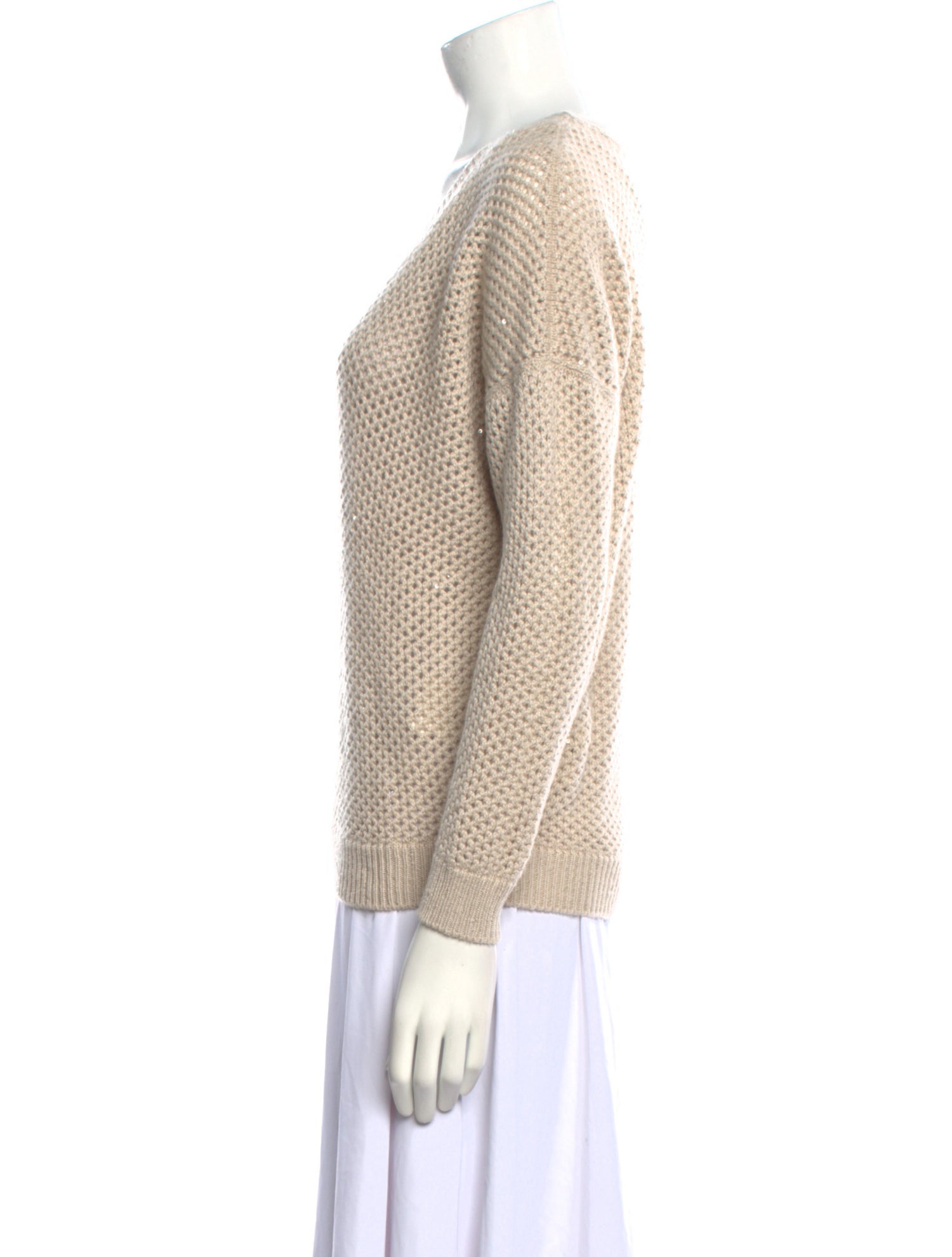 Brunello Cucinelli Cashmere V-Neck Sweater