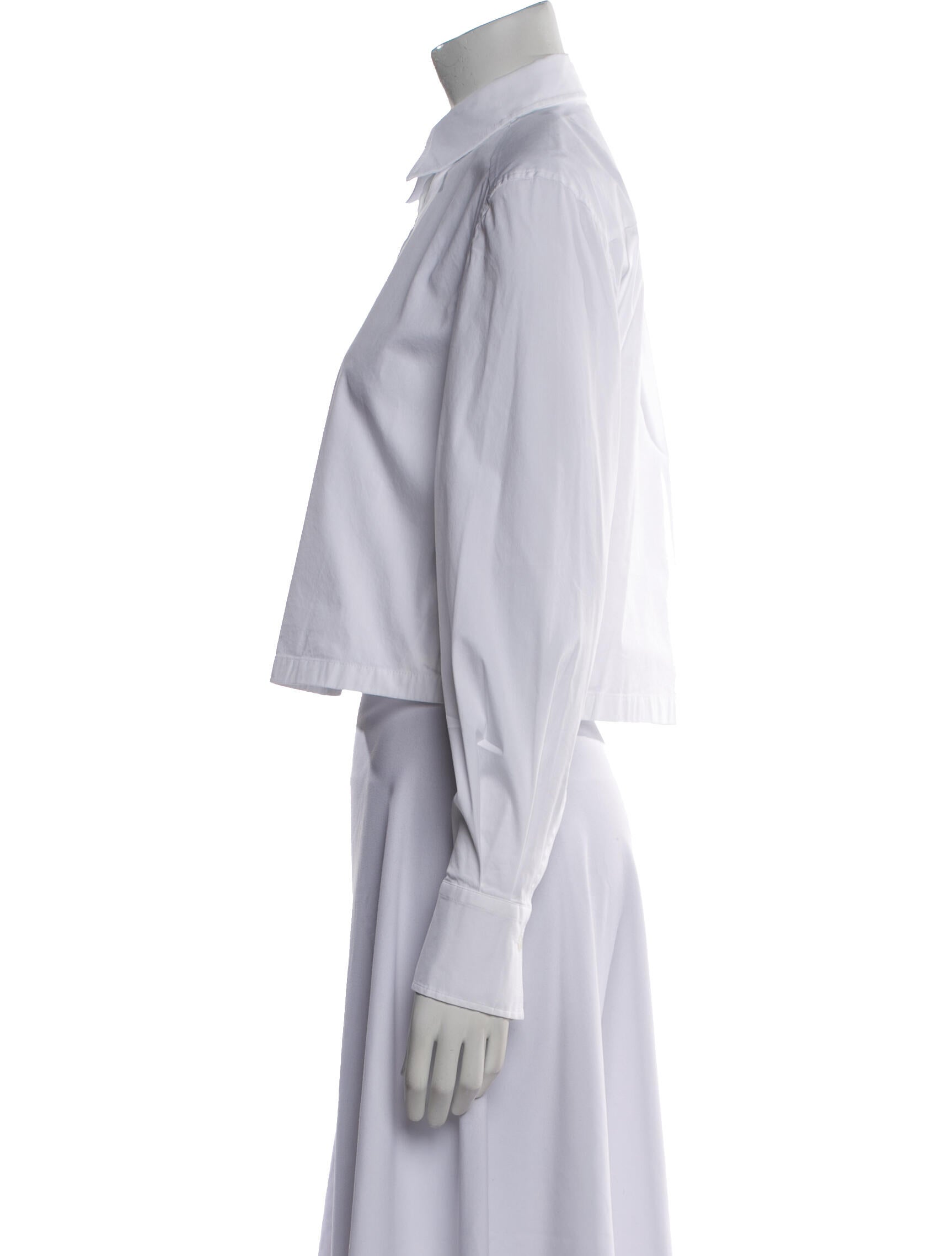 Brunello Cucinelli Long Sleeve Crop Top