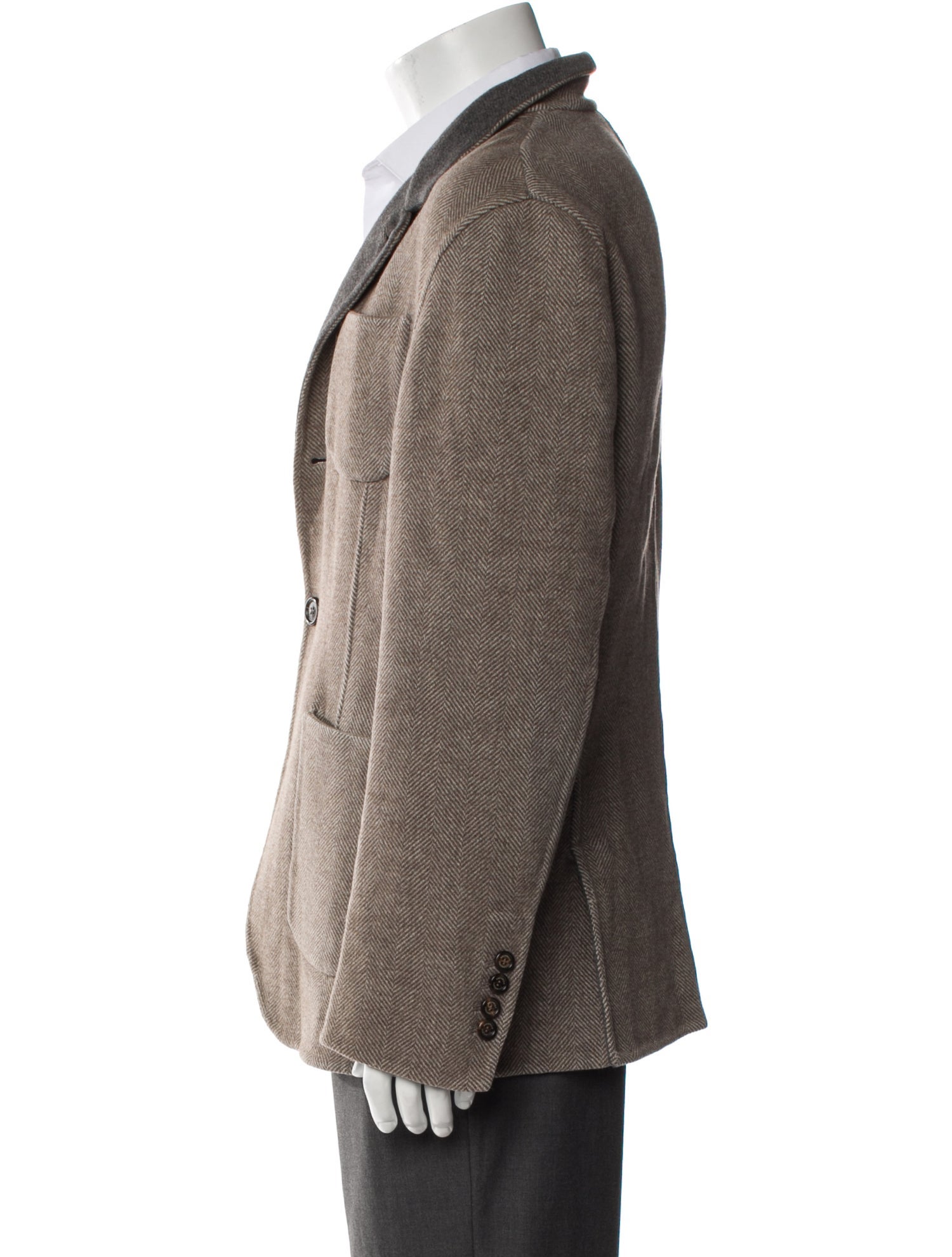 Brunello Cucinelli Patterned Peacoat