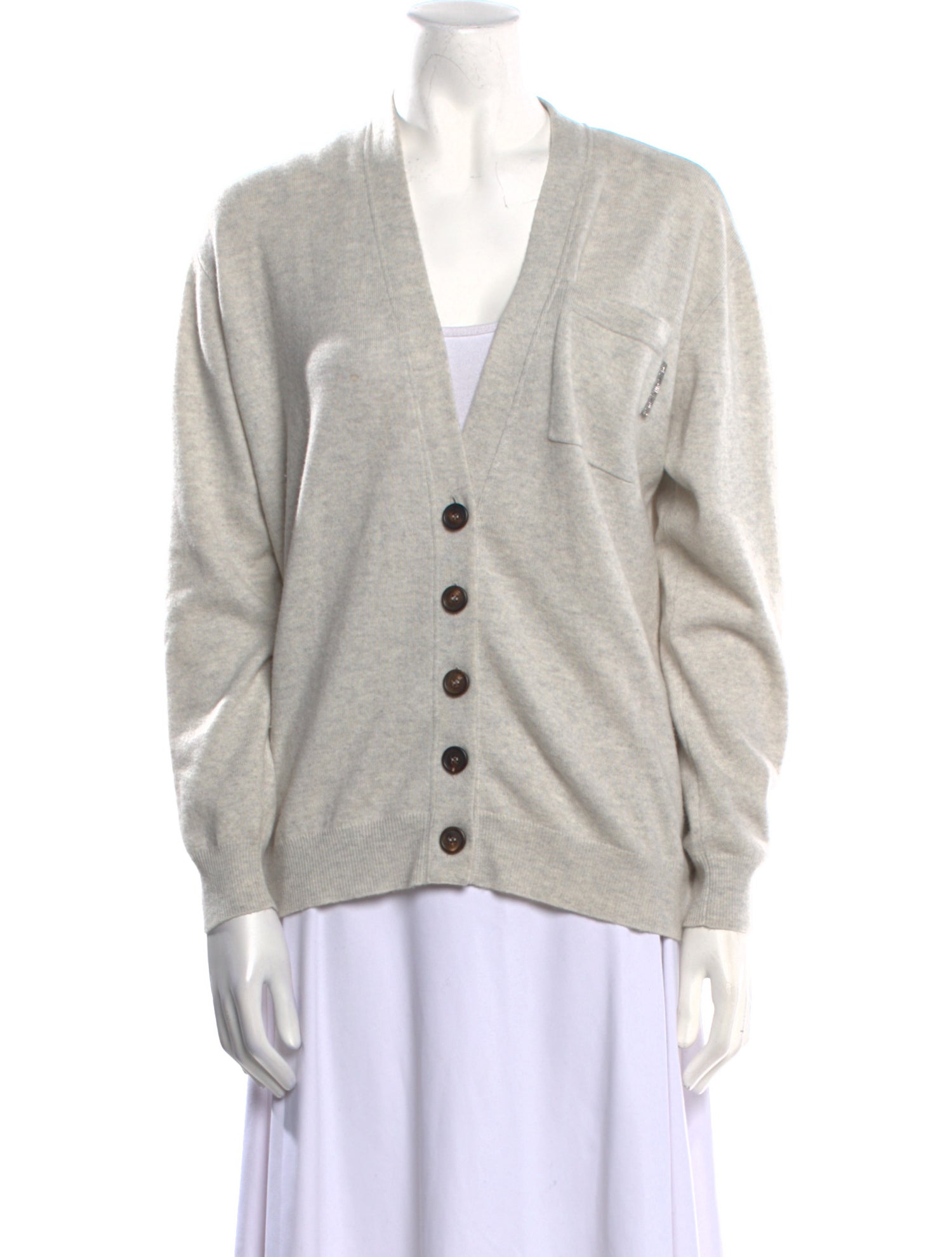 Brunello Cucinelli Cashmere V-Neck Sweater