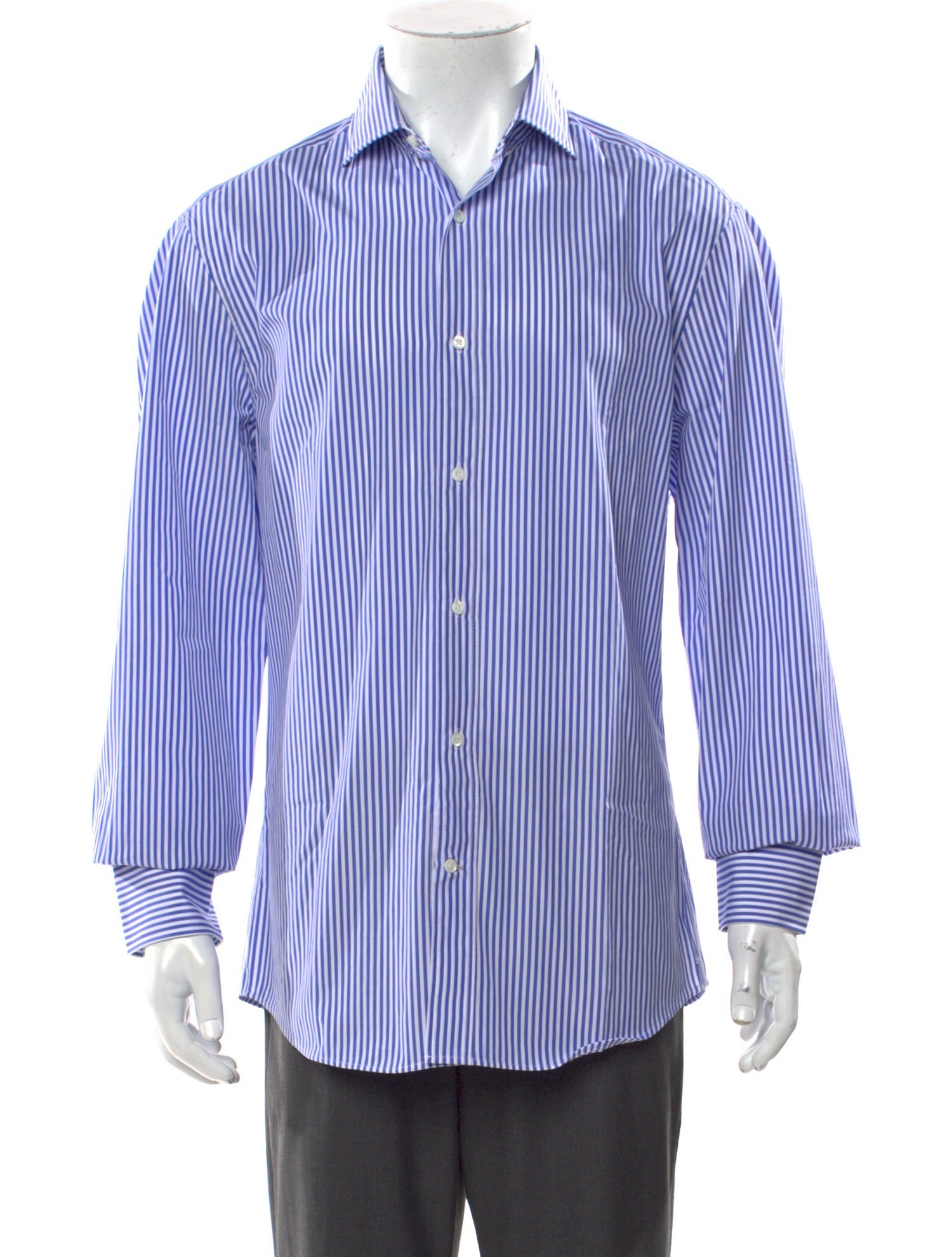 Brunello Cucinelli Striped Long Sleeve Shirt