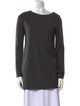 Brunello Cucinelli Wool Scoop Neck Top