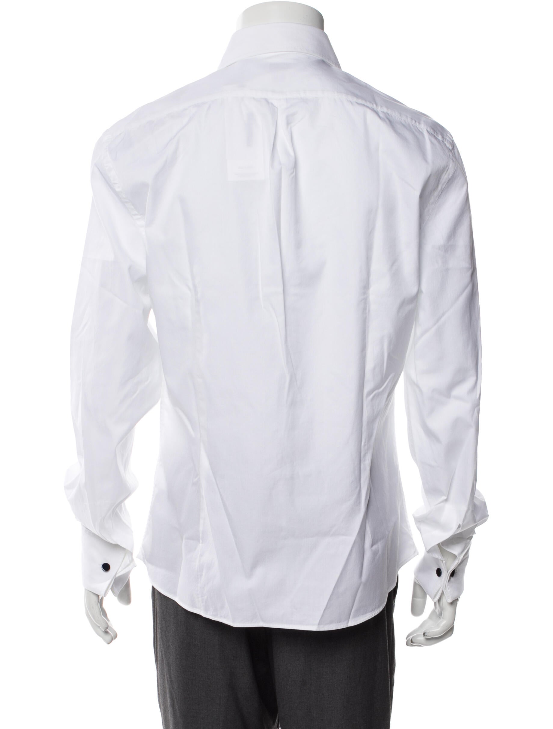 Brunello Cucinelli Long Sleeve Tuxedo Shirt