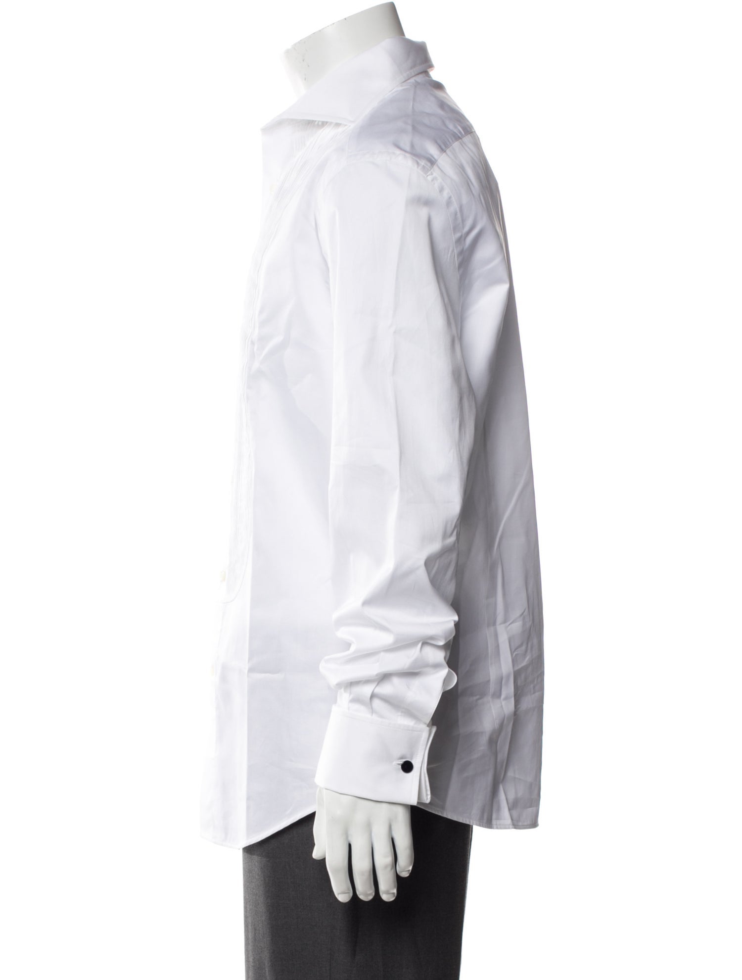 Brunello Cucinelli Long Sleeve Tuxedo Shirt