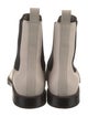 Brunello Cucinelli Leather Colorblock Pattern Chelsea Boots