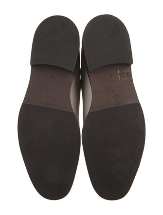 Brunello Cucinelli Leather Colorblock Pattern Chelsea Boots