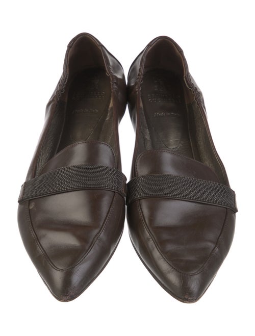 Brunello Cucinelli Leather Loafers