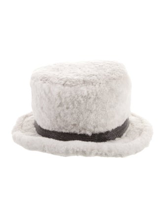 Brunello Cucinelli fur bucket hat