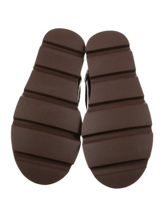 Brunello Cucinelli Leather Beaded Accents Snow Boots