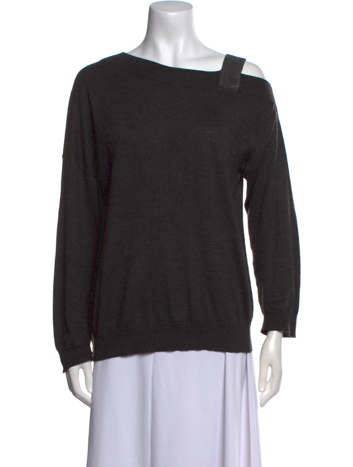 Brunello Cucinelli Cashmere Asymmetrical Sweater