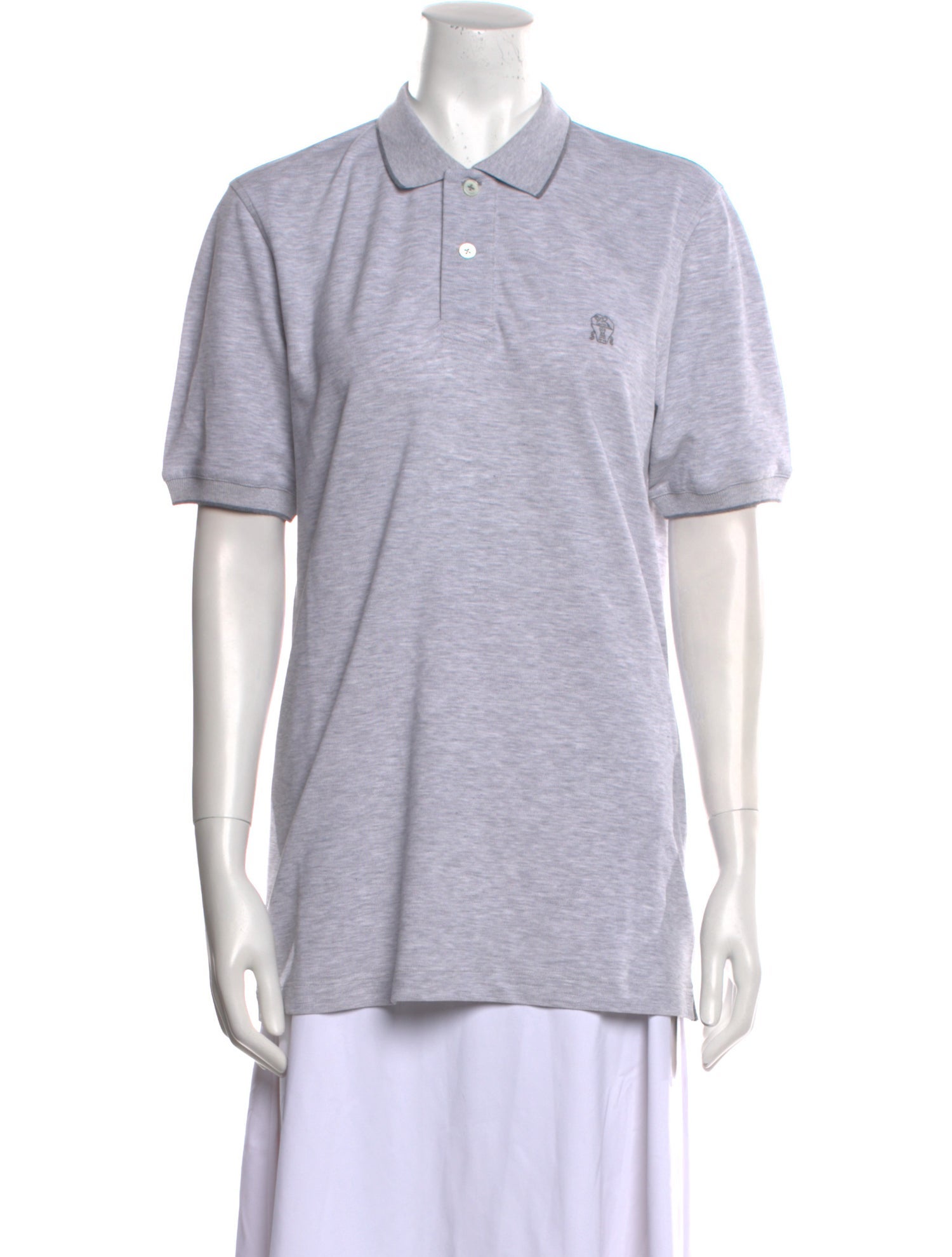 Brunello Cucinelli Collar Short Sleeve Polo Shirt w/ Tags