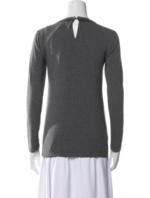 Brunello Cucinelli Crew Neck Long Sleeve Top