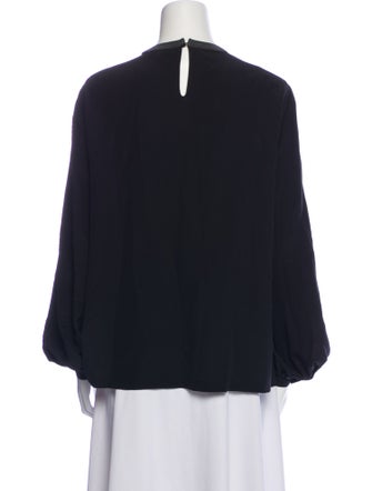 Brunello Cucinelli Silk V-Neck Blouse