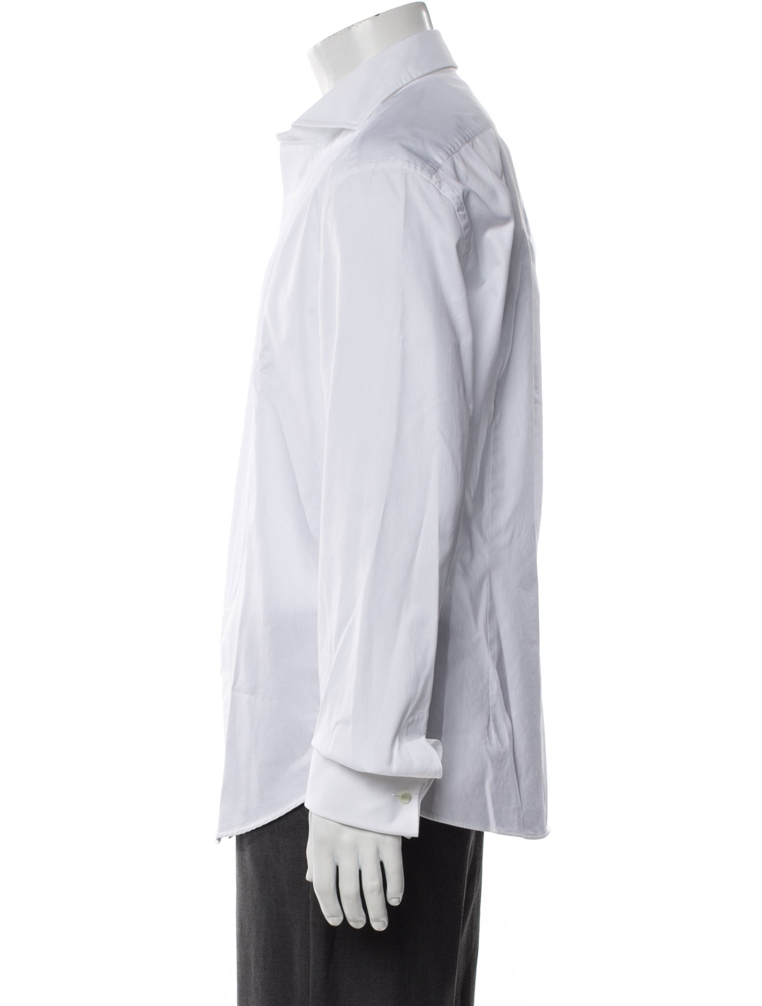 Brunello Cucinelli Long Sleeve Tuxedo Shirt