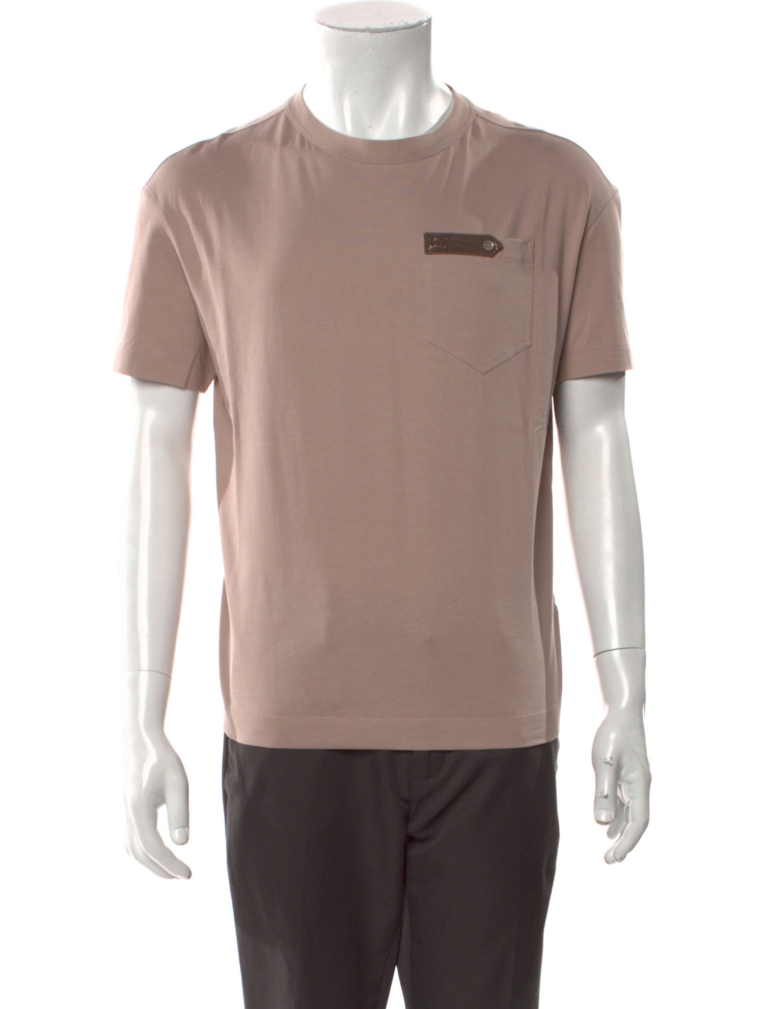 Brunello Cucinelli Graphic Print Crew Neck T-Shirt w/ Tags