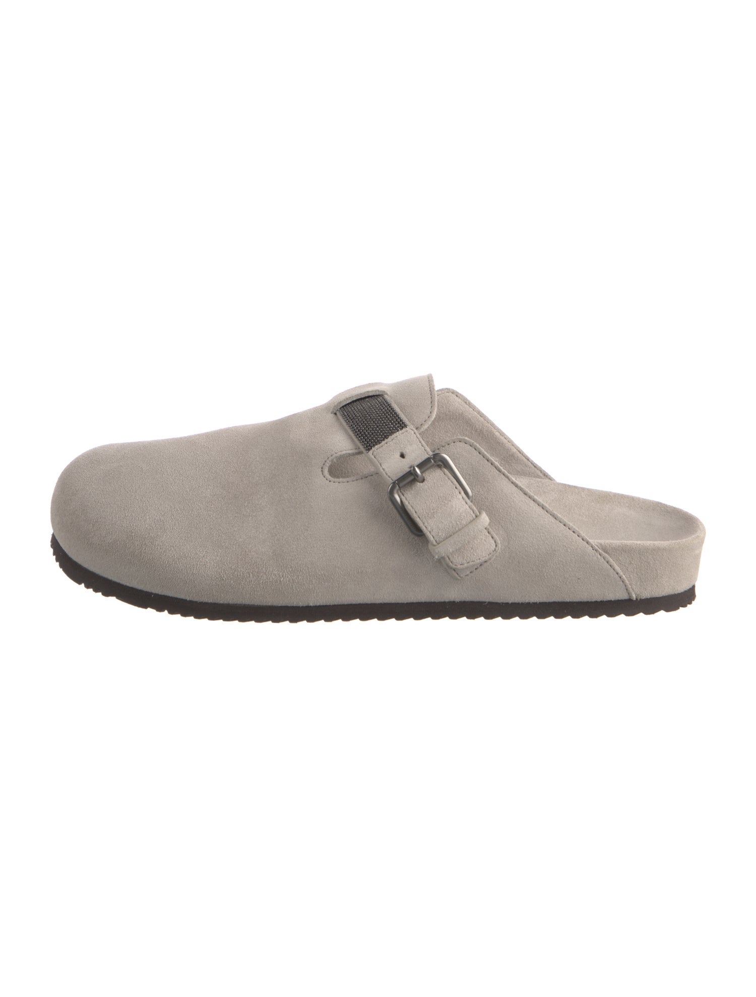 Brunello Cucinelli Monili Suede Mules