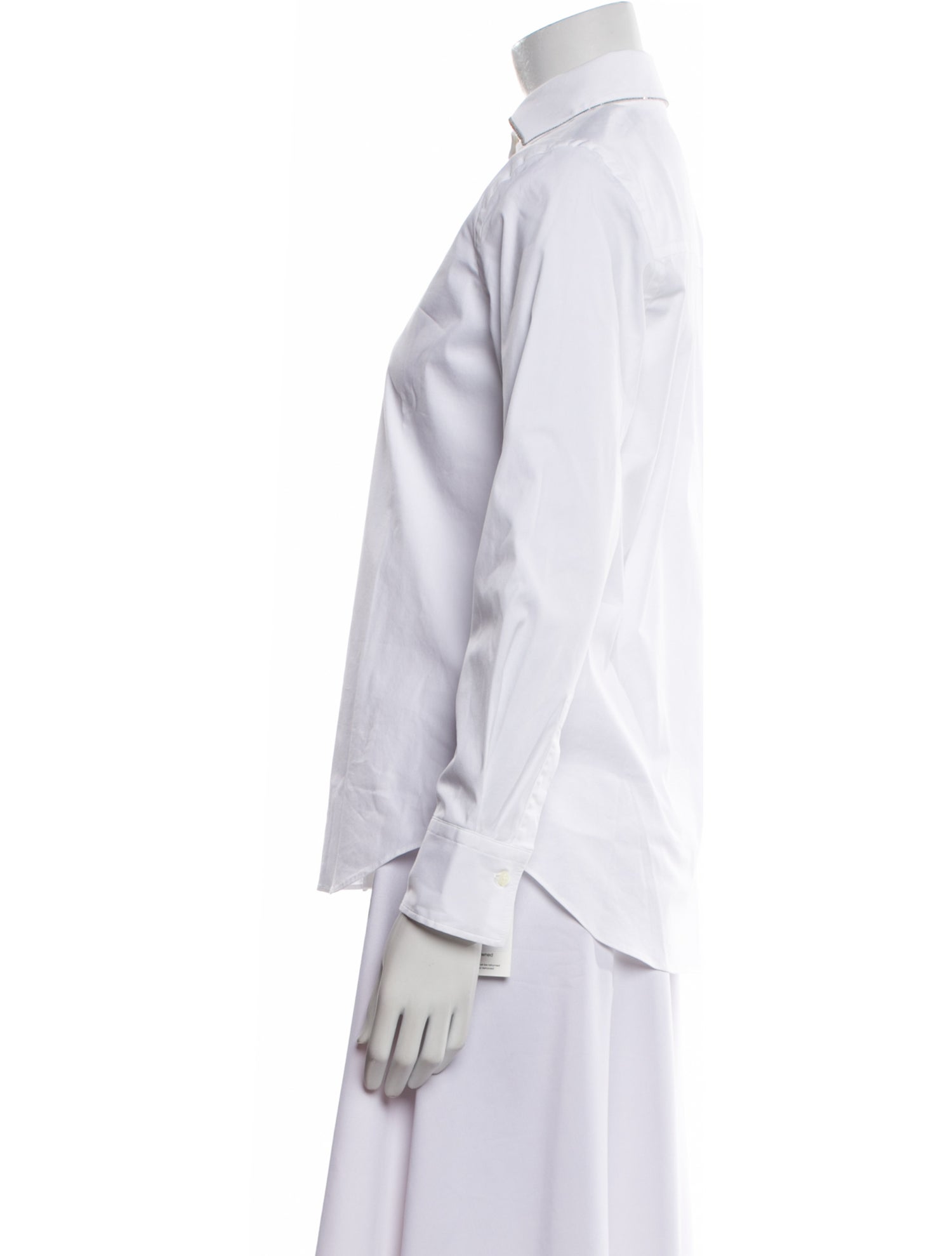 Brunello Cucinelli Long Sleeve Button-Up Top w/ Tags