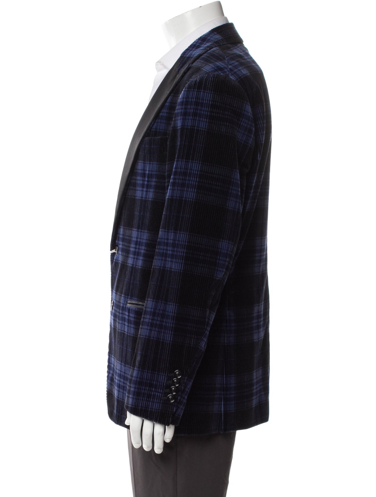 Brunello Cucinelli Plaid Print Blazer