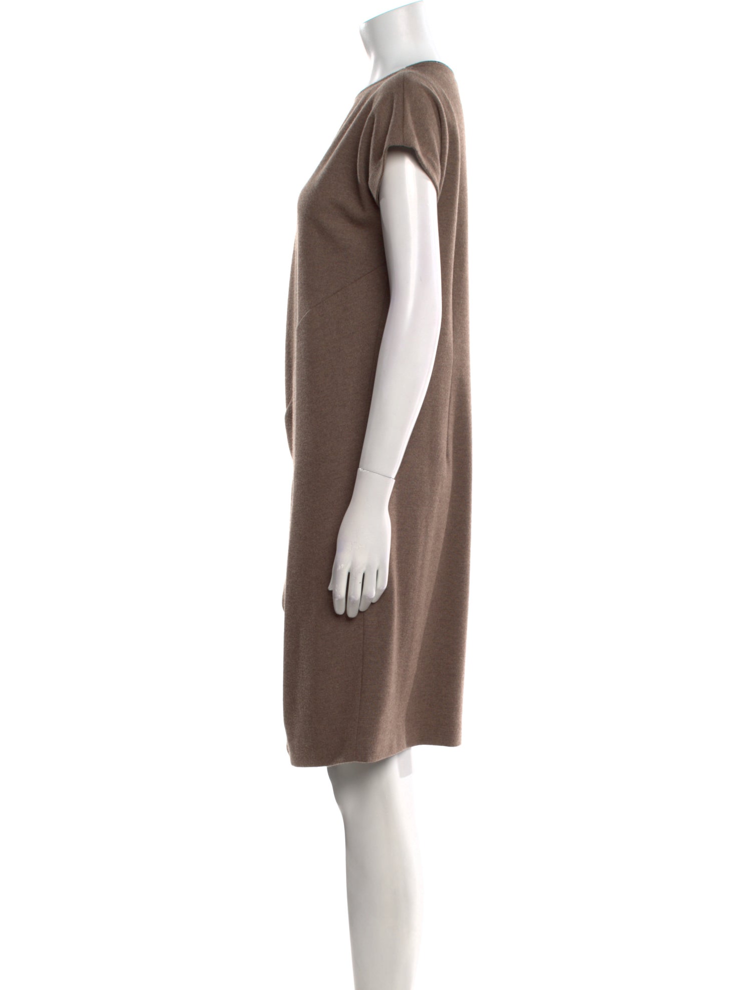 Brunello Cucinelli Virgin Wool Knee-Length Dress