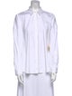 Brunello Cucinelli Long Sleeve Button-Up Top