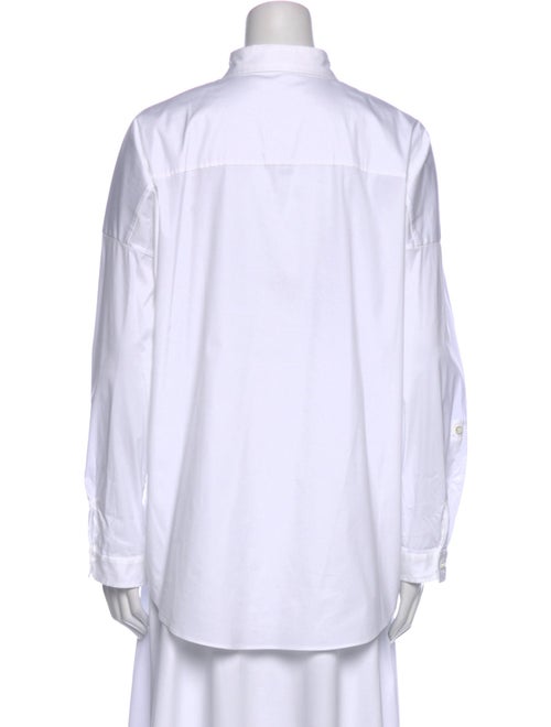 Brunello Cucinelli Long Sleeve Button-Up Top