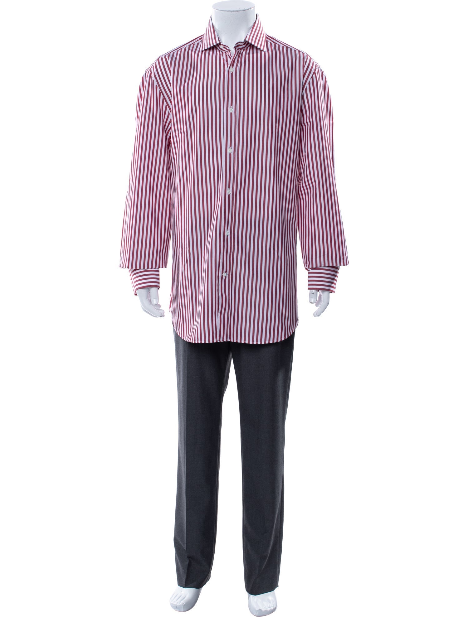 Brunello Cucinelli Striped Long Sleeve Shirt w/ Tags