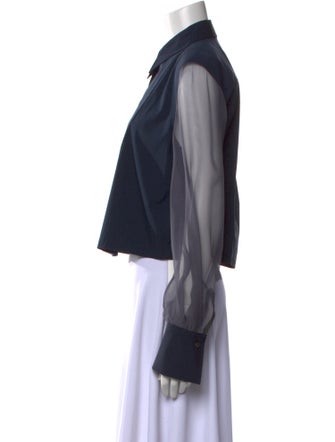 Brunello Cucinelli Long Sleeve Crop Top