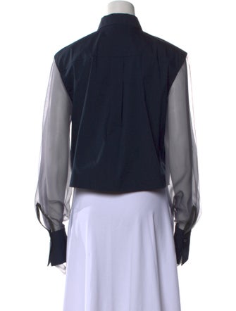 Brunello Cucinelli Long Sleeve Crop Top