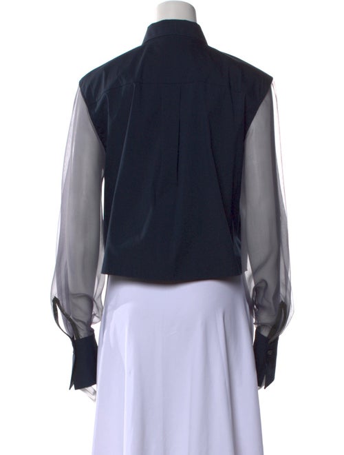 Brunello Cucinelli Long Sleeve Crop Top